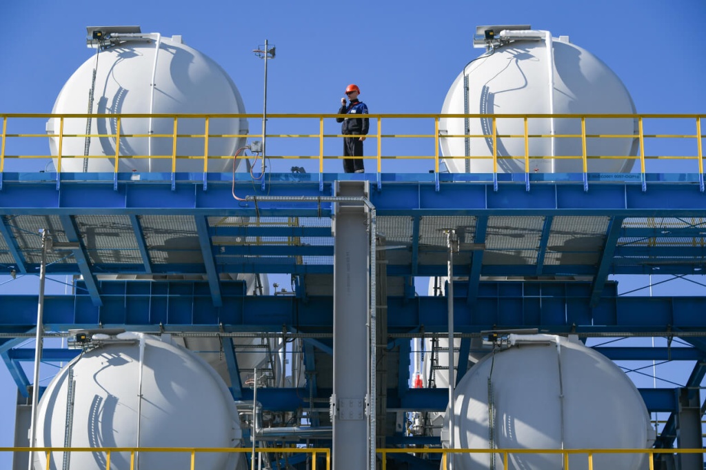 Амурский газоперерабатывающий завод «Газпрома» Амурский газоперерабатывающий завод «Газпрома»