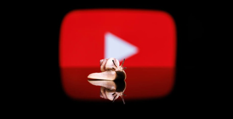 YouTube почти не виден
